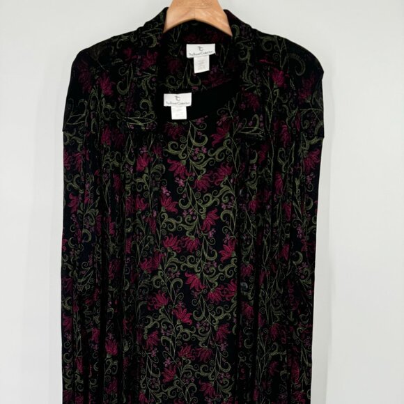 The Travel Collection 2pc set Jacket tank Size 3X plus Long Sleeve Women's - Picture 4 of 15